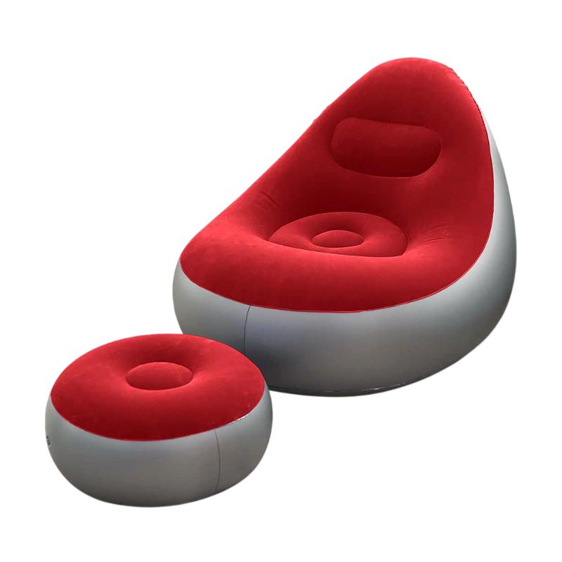 Premium Inflatable Sofa Chair with Ottoman Footrest