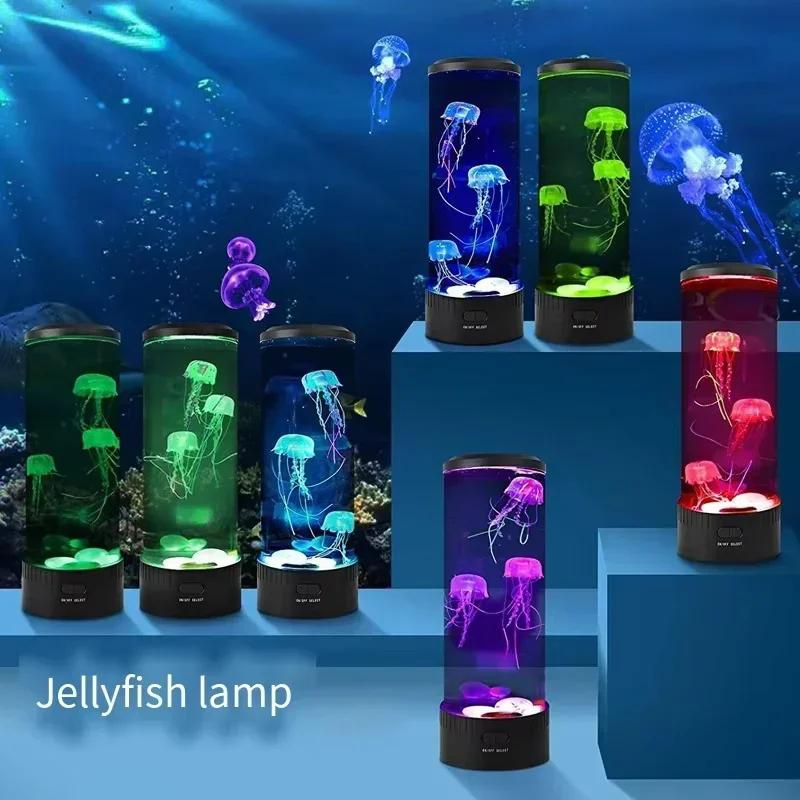 Luminous Jellyfish Aquarium Lamp