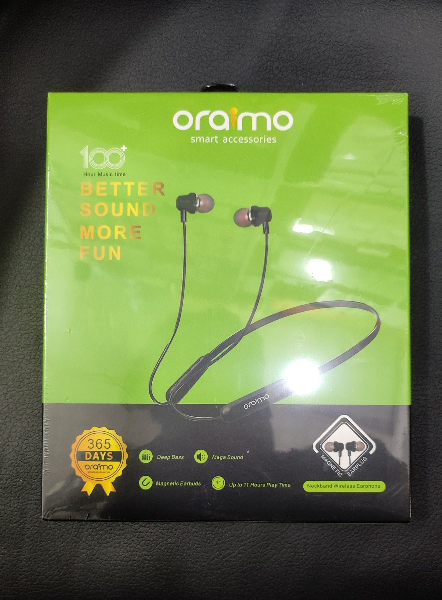 oraimo "Better Sound More Fun" Wireless Neckband Earphone