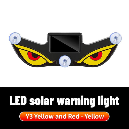 Solar Powered Evil Eye LED Warning Light